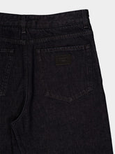Fendi Black Straight-Leg Jeans with FF Turn-Up Hem