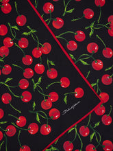 Dolce & Gabbana Cherry-Print Twill Scarf