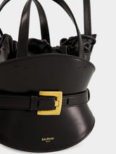 Balmain Black Shuffle Mini Leather Bag