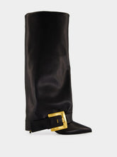 Balmain Black Anthem Calfskin Boots