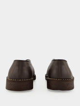 Lemaire Dark Brown Piped Leather Slippers