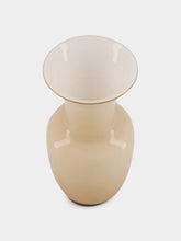 Venini Beige Opalino 22 Glass Vase