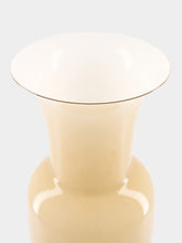 Venini Beige Opalino 42 Glass Vase