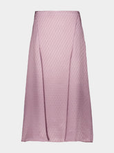 Fendi Mauve Pink FF Silk Skirt