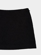 Fendi Black Bouclé Wool Mini Skirt