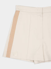 Fendi Beige Cotton High-Waisted Shorts