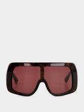 Emmanuelle Khanh Black Freedom Oversized Sunglasses