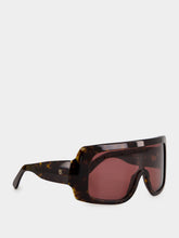 Emmanuelle Khanh Black Freedom Oversized Sunglasses