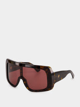Emmanuelle Khanh Black Freedom Oversized Sunglasses