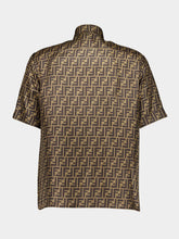 Fendi Brown FF Silk Shirt