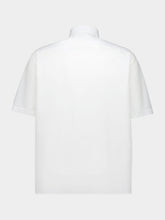 Fendi White Cotton Boxy Fit Short Sleeve Shirt