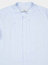 Fendi Light Blue Slim-Fit Cotton Poplin Shirt