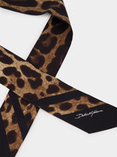 Dolce & Gabbana Leopard-Print Silk Twill Bandeau