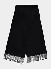 Dolce & Gabbana Black Sartorial Virgin Wool Scarf