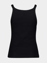 Fendi Black Cotton Jersey Tank Top