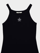 Fendi Black Cotton Jersey Tank Top