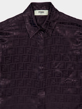 Fendi FF Motif Silk Satin Shirt