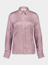 Fendi Mauve Pink Silk Shirt