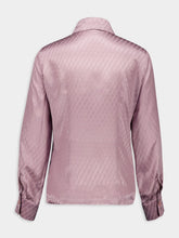 Fendi Mauve Pink Silk Shirt