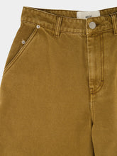 Ami Paris Hazelnut Cotton Wide Bermuda Shorts