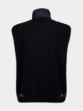 Fendi Black Virgin Wool Teddy Vest