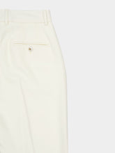 Dolce & Gabbana Natural White Wool Tailored Trousers