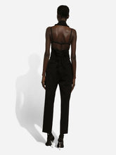 Dolce & Gabbana Wool Gabardine Cigarette Pants