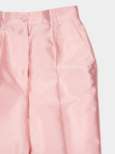 Dolce & Gabbana Pink Silk Shantung Trousers