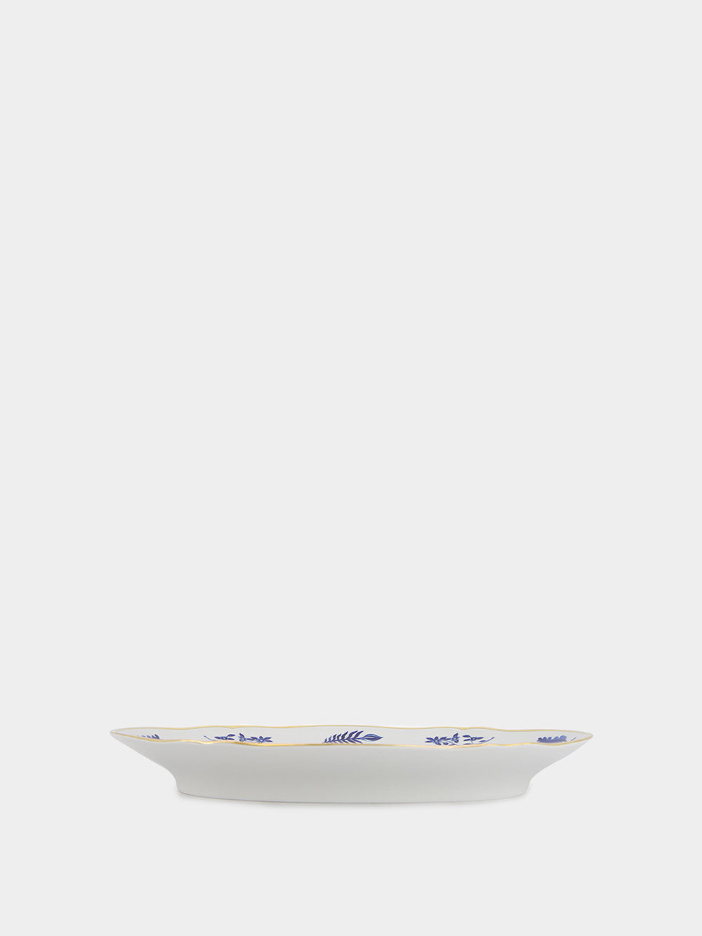 Floral Motif Porcelain Oval Platter