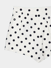 Dolce & Gabbana Polka-Dot Print High-Waisted Cotton Shorts