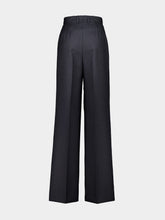 Dolce & Gabbana Grey Wool Palazzo Pants