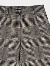 Dolce & Gabbana Grey Flared Glen Plaid Pants