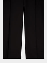 Dolce & Gabbana Black Wide-Leg Virgin Wool Trousers