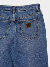 Dolce & Gabbana Blue High-Waist 5-Pocket Denim Trousers