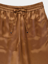 Dolce & Gabbana Brown Double Silk Satin Pajama Pants