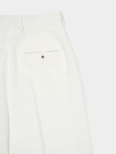 Dolce & Gabbana White Cotton Viscose Culotte Trousers