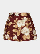 Dolce & Gabbana Vintage Rose Brocade Shorts