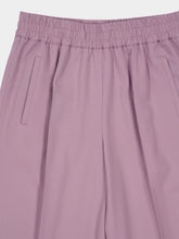 Dolce & Gabbana Purple Wool Straight-Leg Trousers