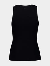 Ami Paris Black Cotton Ami De Coeur Tank Top