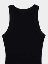 Ami Paris Black Cotton Ami De Coeur Tank Top