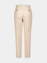 Ami Paris Beige Cigarette Trousers