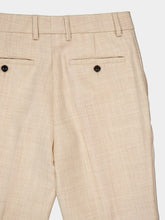 Ami Paris Beige Cigarette Trousers