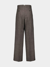 Ami Paris Dark Coffee Wide Fit Trousers