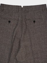 Ami Paris Dark Coffee Wide Fit Trousers