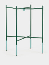 La DoubleJ Green Metal Foldable Tray Stand