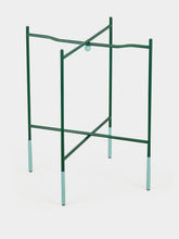 La DoubleJ Green Metal Foldable Tray Stand