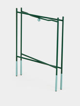 La DoubleJ Green Metal Foldable Tray Stand
