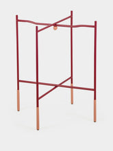 La DoubleJ Bordeaux Metal Foldable Tray Stand