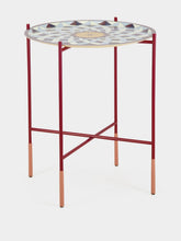 La DoubleJ Bordeaux Metal Foldable Tray Stand
