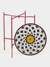 La DoubleJ Bordeaux Metal Foldable Tray Stand